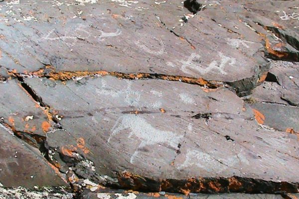 Petroglyphs in Altai Tavan Bogd