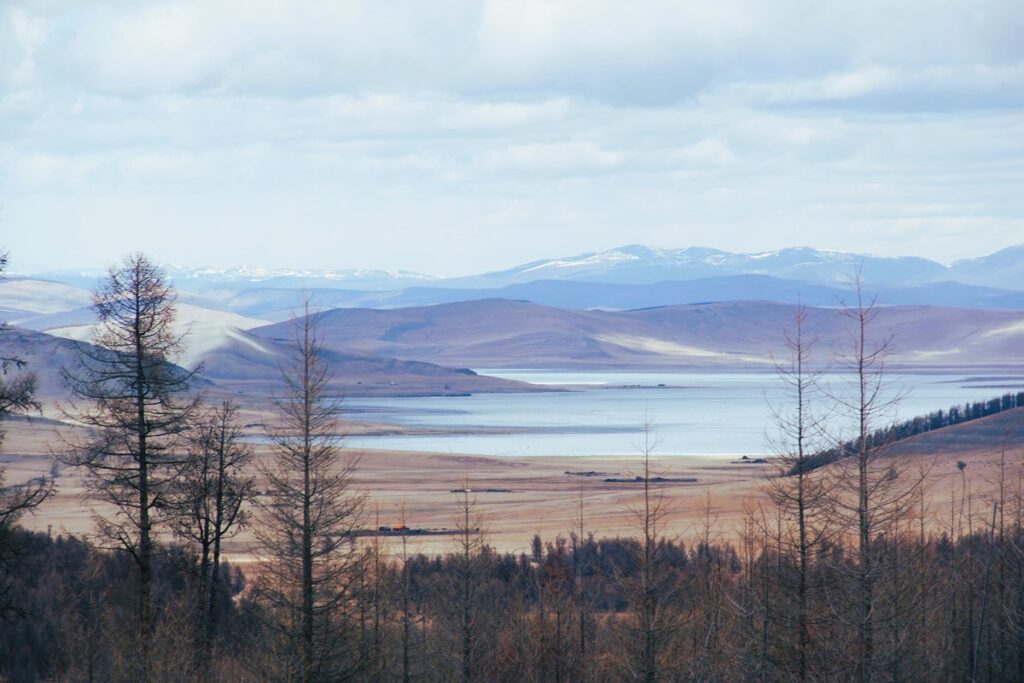 Tsagaan Lake in Tsagaan Nuur Village