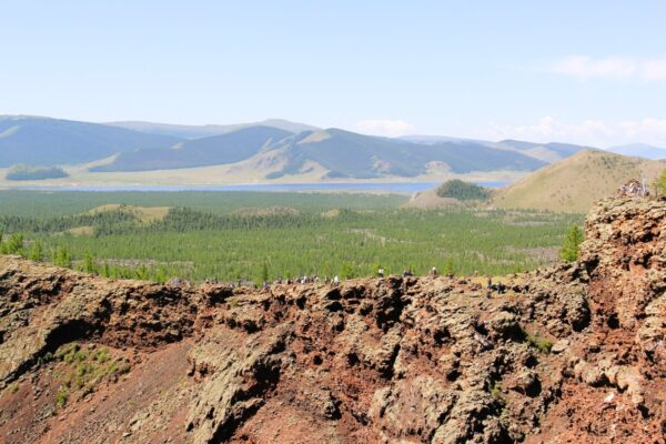 Khorgo Volcano Crater View