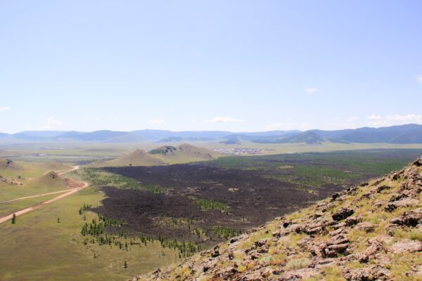 Lava field of Khorgo