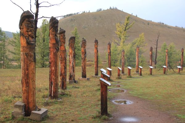 Historical site in Khukh lake